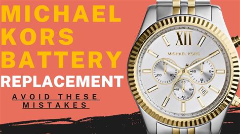 michael kors uhr batteriespannung|michael kors watch battery not working.